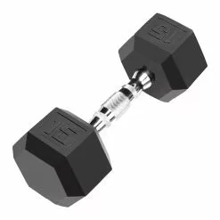 Marcy 15 Lb. Rubber Hex Dumbbell