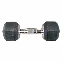 Weider 10 Lb. Rubber Hex Dumbbell