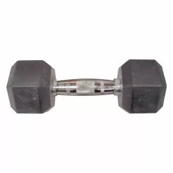 Weider 25 Lb. Rubber Hex Dumbbell