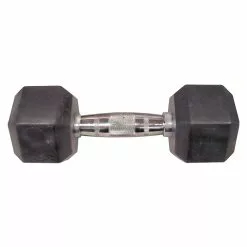 Weider 30 Lb. Rubber Hex Dumbbell