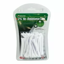 JEF World Of Golf No Resistance 2 3/4" Golf Tees - 40-Pack