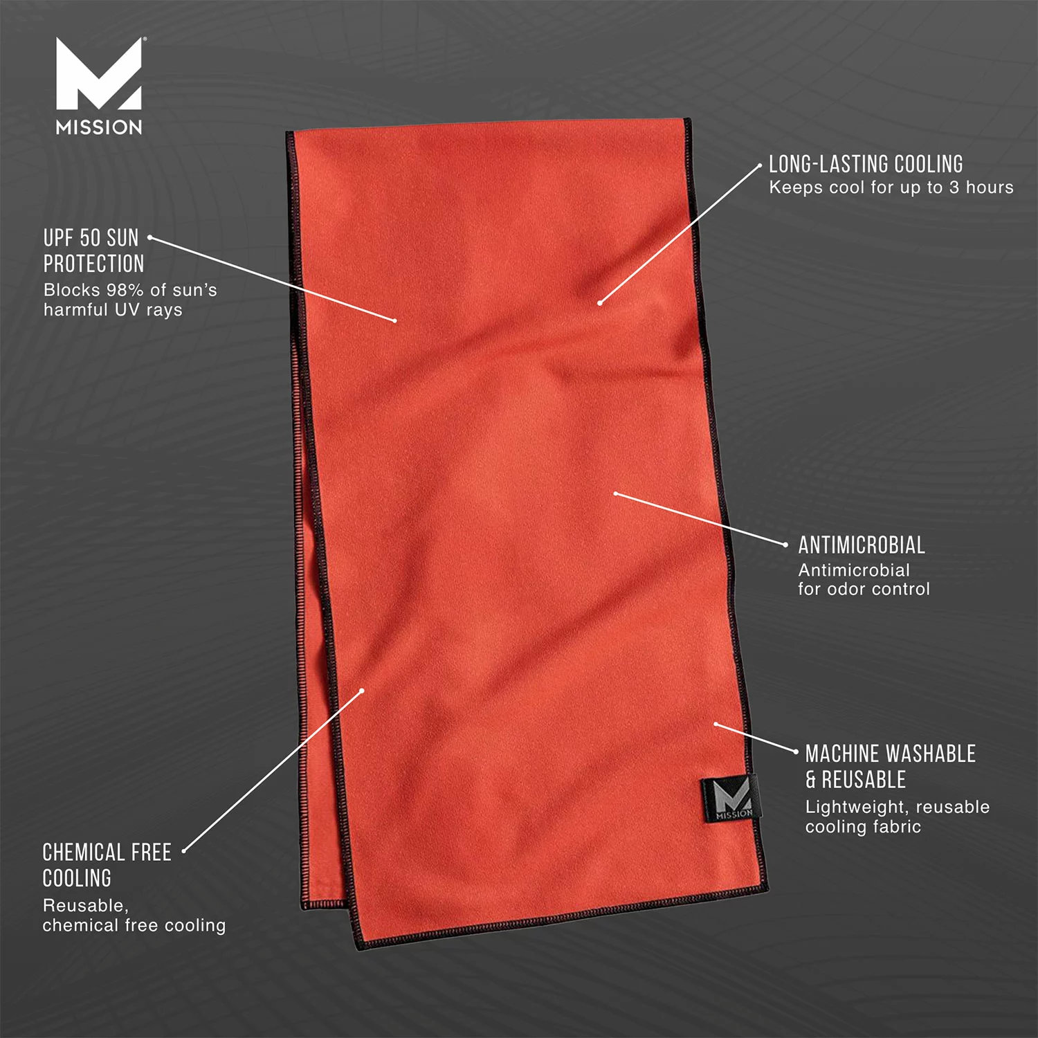 MISSION Max Plus Cooling Towel 5 MISSION Max Plus Cooling Towel - Image 3